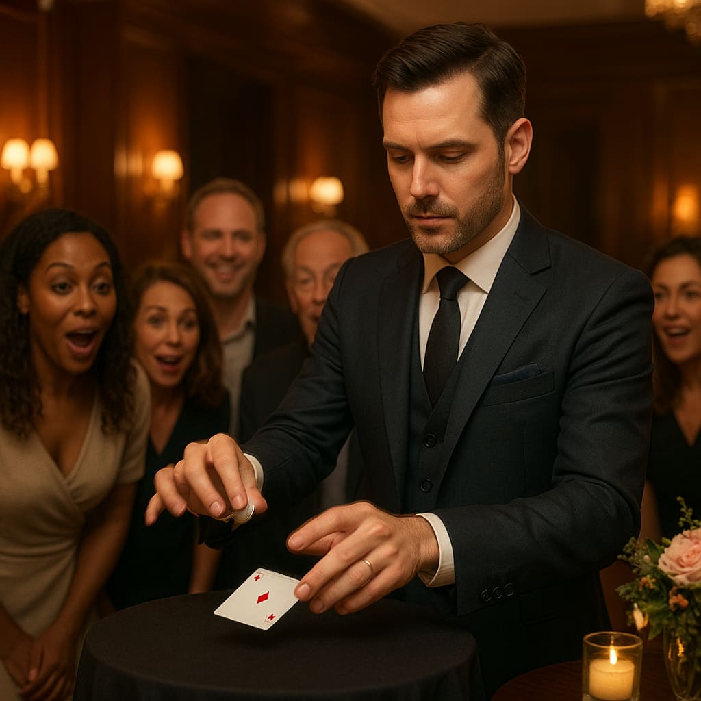 Magier bei privater Feier