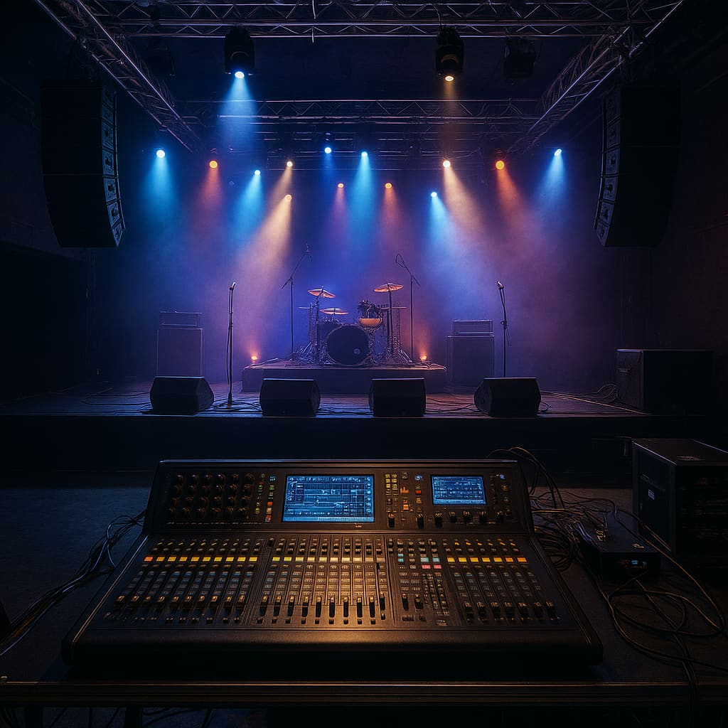 Sound und Lichttechnik Setup