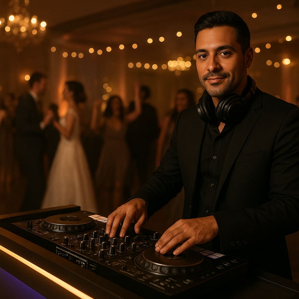 DJ bei Hochzeitsfeier
